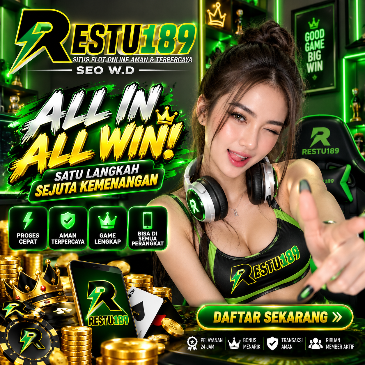 RESTU189 | All In, All Win! Satu Langkah, Sejuta Kemenangan